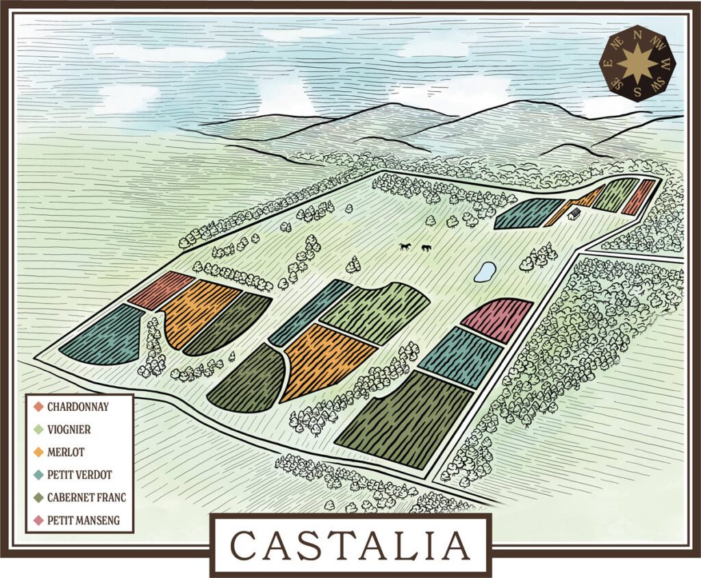 Vineyard Map: Castalia